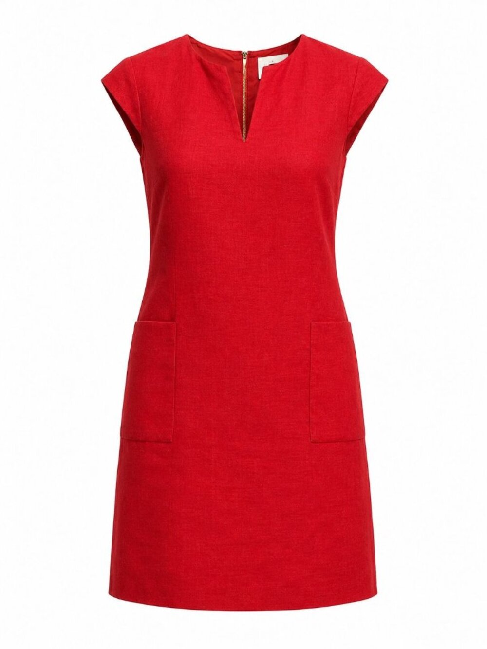 KATE SPADE Women's Polyester Red Mini Short Sleeve Breathable Comfortable Size 4